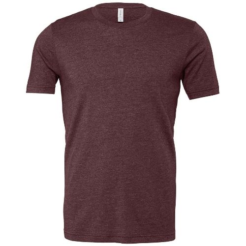 Bella Canvas Unisex Heather Cvc Short Sleeve T-Shirt Heather Maroon